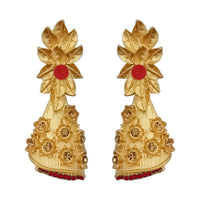 Amina Creation Gold Plated Dangler Earrings