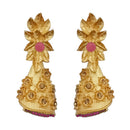 Amina Creation Gold Plated Dangler Earrings