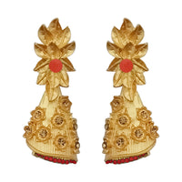 Amina Creation Gold Plated Dangler Earrings