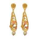 Amina Creation Gold Plated Dangler Earrings
