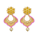 Amina Creation Gold Plated Dangler Earrings