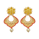 Amina Creation Gold Plated Dangler Earrings