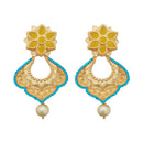 Amina Creation Gold Plated Dangler Earrings