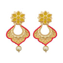 Amina Creation Gold Plated Dangler Earrings