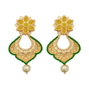 Amina Creation Gold Plated Dangler Earrings