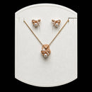 Shipra Gold Stylish Pearl Drop Necklace With Earrings 