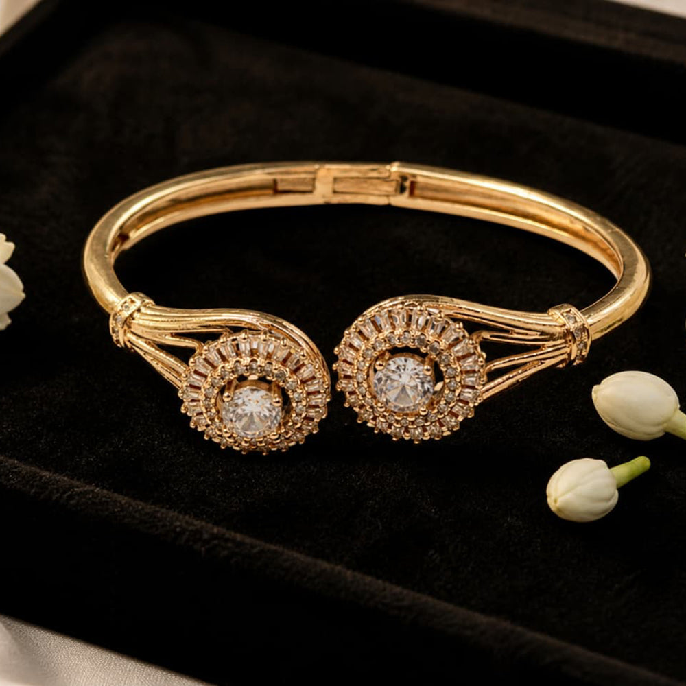 Shipra Gold Plated American Diamond Bracelet for Women