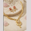 Shipra Gold Elegant Austrian Sone Necklace Jewellery Set