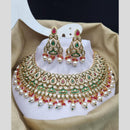 Reet Revaz Gold Finish Elegant Pota Pearl And Beads Necklace Set
