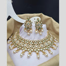 Reet Revaz Gold Finish Elegant Pota Pearl And Beads Necklace Set