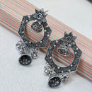 Darshana Jewels  Oxidised Plated Jhumki Earrings