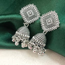 Darshana Jewels  Oxidised Plated Sqaure Jhumki Earrings