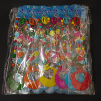 Asha Beads Fancy Colorful Beads Jewellery Necklace Set (Set of 12)