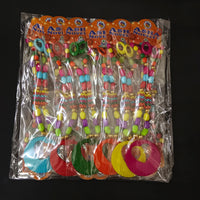 Asha Beads Fancy Colorful Beads Jewellery Necklace Set (Set of 12)