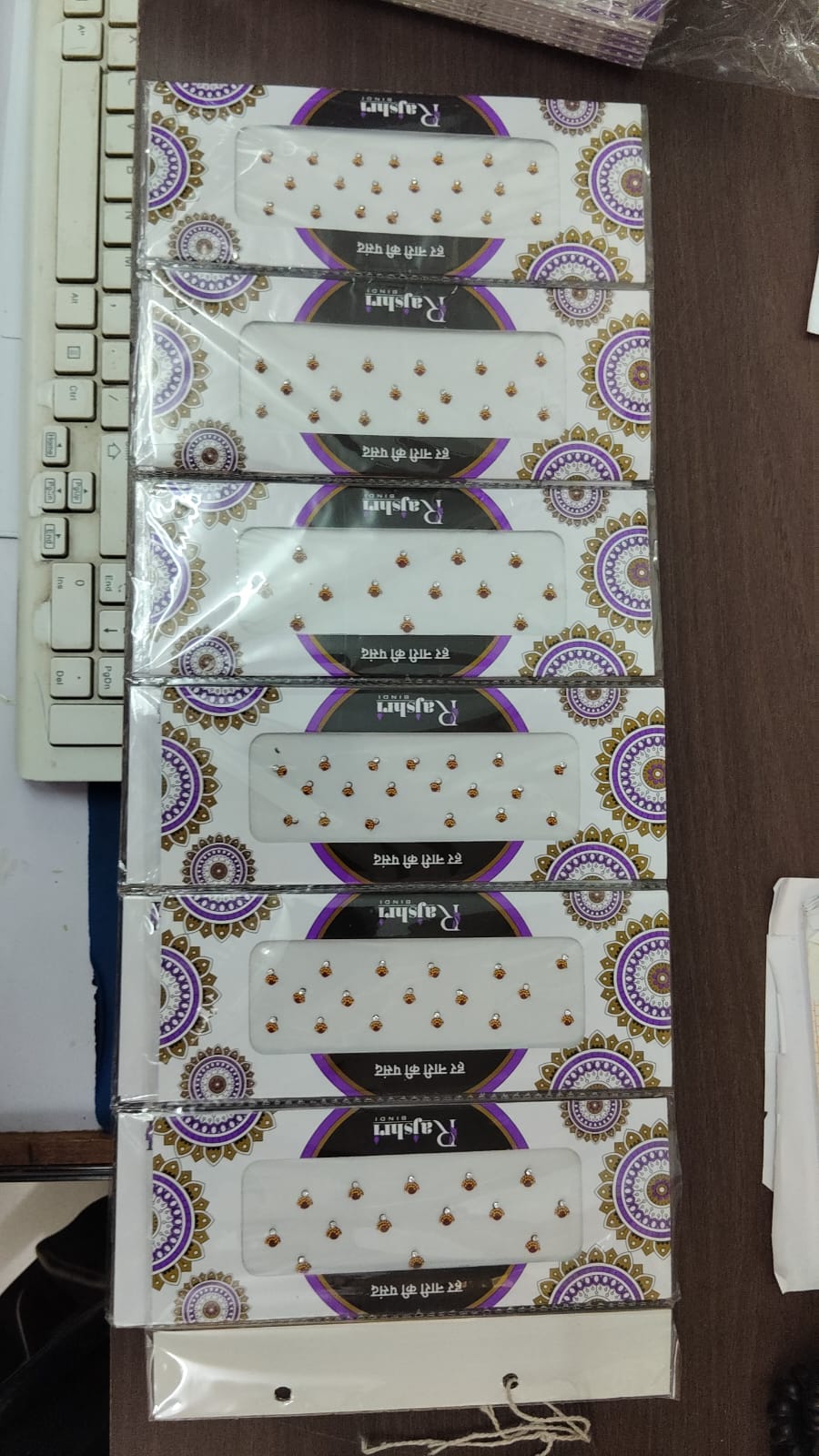 Darshana Jewels Radiant Austrian Stone Traditional Bindi-1320119  (Pack of 12)