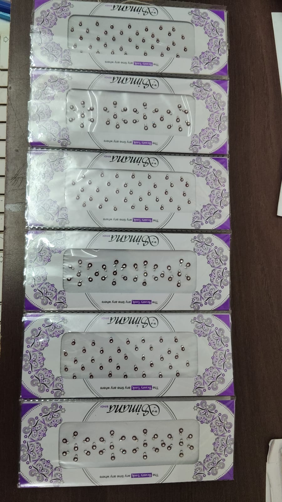 Darshana Jewels Radiant Austrian Stone Traditional Bindi-1320126    (Pack of 12)