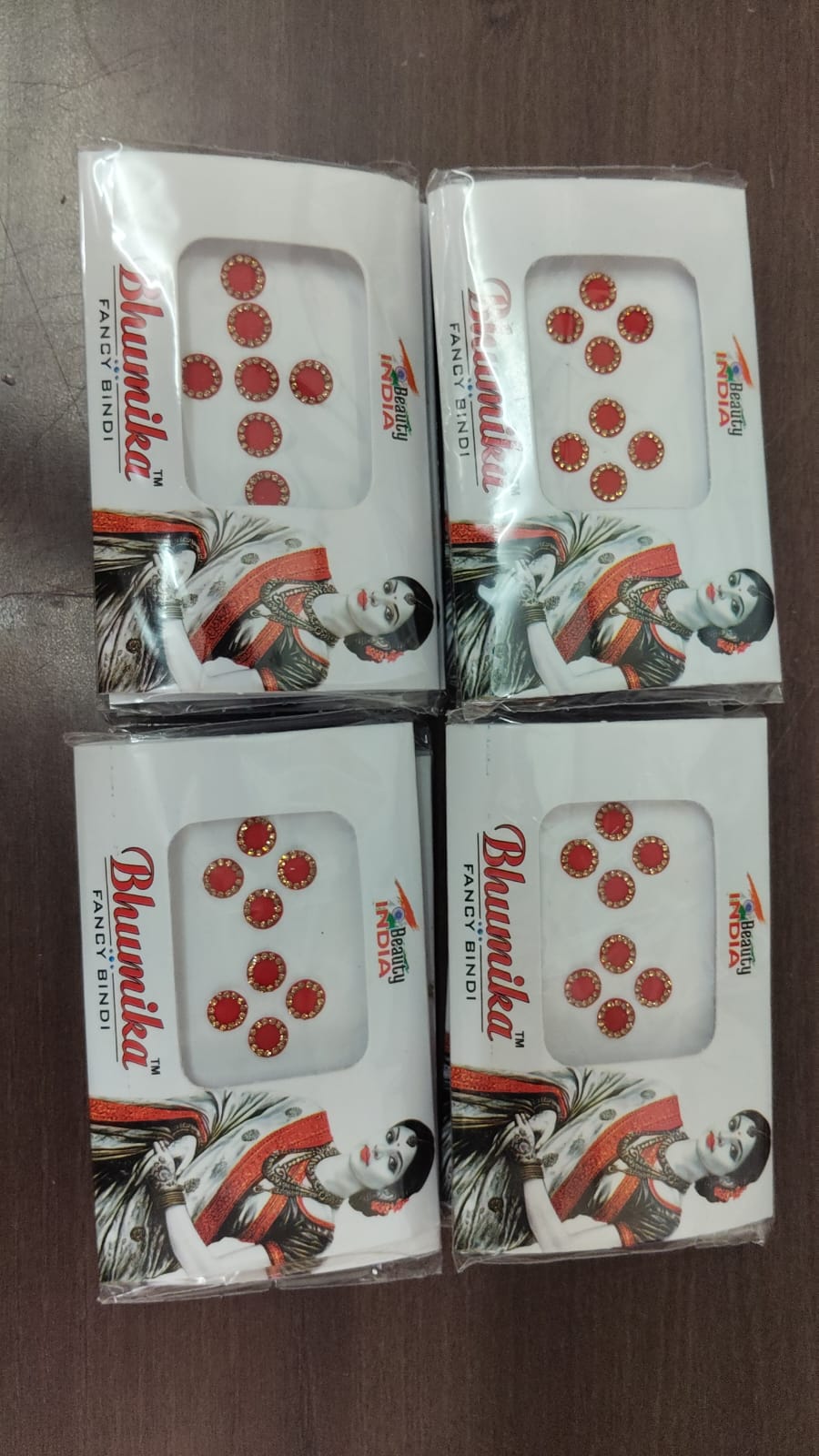 Darshana Jewels Radiant Austrian Stone Traditional Bindi-1320133        (Pack of 12)