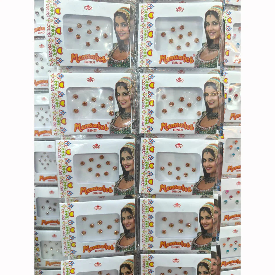 Darshana Jewels Radiant Austrian Stone Traditional Bindi-1320134      (Pack of 12)