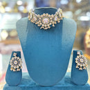 Darshana Jewels Ethnic 2 Tone Kundan Stone Pearl Choker Necklace Set