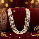 Darshana Jewels Premium Austrian Stone Beaded Necklace for Men