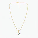Darshana Jewels Stylish Gold Plated Tulip Flower Chain Pendant