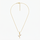 Darshana Jewels Stylish Gold Plated Tulip Flower Chain Pendant