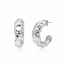 Urthn Stylish Silver Plated Earrings (Pack Of 6)
