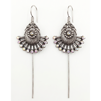 Urthn Oxidised Plated Austrian Stone Earcuff(Pack of 6)