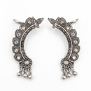 Darshana Jewels Oxidised Plated Austrian Stone Earcuff
