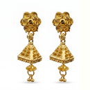 Darshana Jewels Elegant Gold Plated Floral Jhumka Drop Earrings(Pack Of  6)