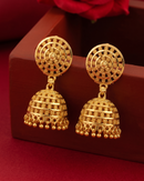 Darshana Jewels Elegant Gold Plated Floral Jhumka Drop Earrings(Pack Of  6)