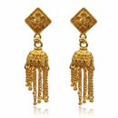Darshana Jewels Elegant Gold Plated Floral Jhumka Drop Earrings(Pack Of  6)