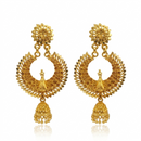 Darshana Jewels Elegant Gold Plated Peacock Jhumka Drop Earrings(Pack Of  6)