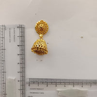 Urthn Stylish Gold Plated Jhumka Earrings | Traditional Fashion Jewellery for Festive & Party Wear( Pack of 6)
