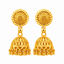 Urthn Beautiful Gold Plated Jhumka Earrings for Women | Designer Ethnic Jewellery for Festive Looks( Pack of 6)