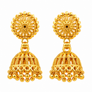 Urthn Beautiful Gold Plated Jhumka Earrings for Women | Designer Ethnic Jewellery for Festive Looks( Pack of 6)