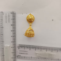 Urthn Beautiful Gold Plated Jhumka Earrings for Women | Designer Ethnic Jewellery for Festive Looks( Pack of 6)