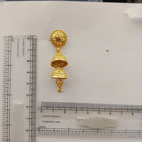Urthn Traditional Gold Plated Double Layer Jhumki Earrings | Designer Indian Earrings for Women & Girls( Pack of 6)
