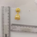 Urthn Timeless Gold Plated Jhumki Earrings | Elegant Traditional Jewellery for Weddings & Festive Occasions( Pack of 6)