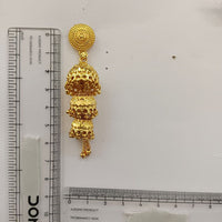 Urthn Heritage Inspired Gold Plated Multi Layered Jhumki Earrings | Traditional Designer Jewellery for Women( Pack of 6)