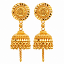 Urthn Stylish Gold Plated Jhumka Earrings | Traditional Fashion Jewellery for Festive & Party Wear( Pack of 6)
