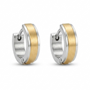 Urthn 2 Tone Plated Stud Mens Bali (1 Piar)(Pack of 6)