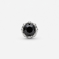 Urthn Black Stud Mens Earrings (1 PC)(Pack of 12)