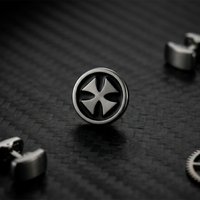 Urthn Black Stud Mens Earrings