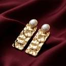 Urthn Elegant Gold Plated Dangler Earrings Premium Fashion Jewelry(Pack of 6)
