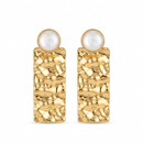 Urthn Elegant Gold Plated Dangler Earrings Premium Fashion Jewelry(Pack of 6)
