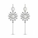 Urthn Oxidised Plated Floral Ear cuff(Pack of 6)