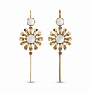 Urthn Gold Plated Floral Ear cuff(Pack of 6)