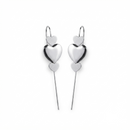 Urthn Oxidised Plated Heart Shape Ear cuff(Pack of 6)