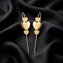 Urthn Gold Plated Heart Shape Ear cuff(Pack of 6)